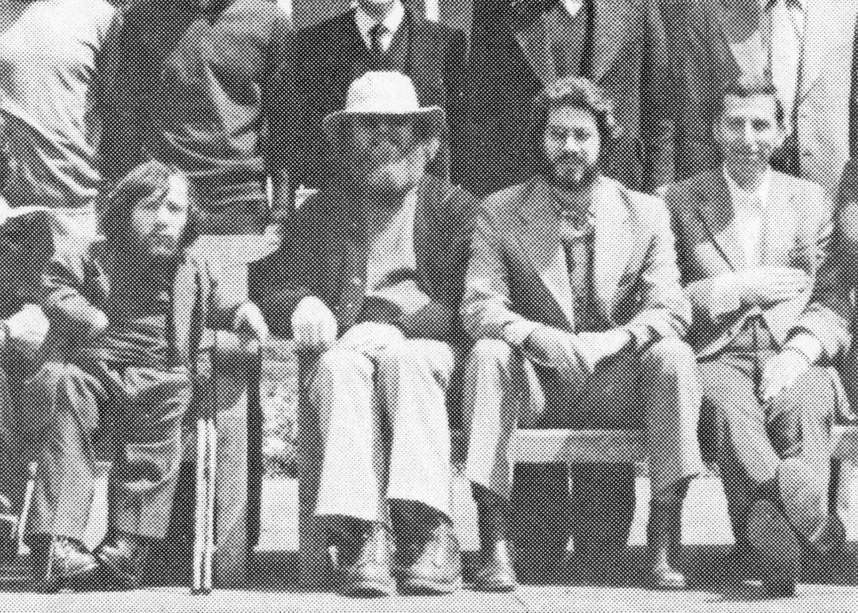 Front row: Mike, Gerald Weinberg, Thomas W. Plum, Don Gause